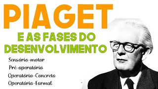 TEORIAS DA APRENDIZAGEM PARTE3 FASES DO DESENVOLVIMENTO SEGUNDO JEAN PIAGET [upl. by Masha]