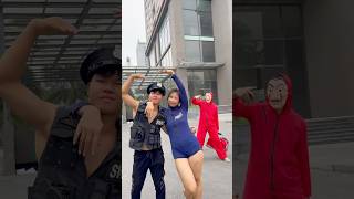 Money Heist vs Police 54 moneyheist parkour police escape shorts cpider98 [upl. by Gino986]