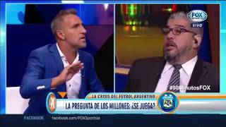 El Chavo Fucks y Cascini se cruzaron en 90 Minutos [upl. by Rella711]