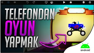 TELEFONDAN OYUN YAPMAKMAX 2D GAME ENGİNE MENÜ NASIL YAPILIRANDROİD [upl. by Yusem]