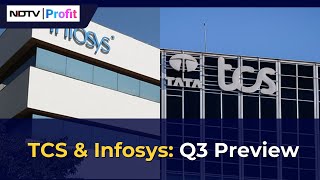 TCS amp Infosys Q3 Results Preview  NDTV Profit [upl. by Ennairej]