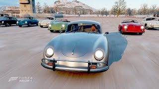 Forza Horizon 4  1959 Porsche 356 A 1600 Super  Greendale Aerodrome Drag Strip [upl. by Kelula]