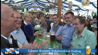 Parsbeger Volksfest 2018  Referent stellt vor [upl. by Marcel]