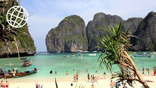 Ko Phi Phi amp Railey Thailand Amazing Places 4K [upl. by Aimil]