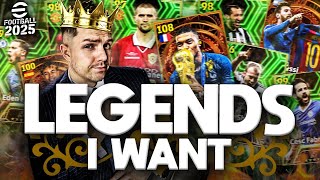 eFootball 2025 LEGENDS THAT NEED TO COME [upl. by Prady]