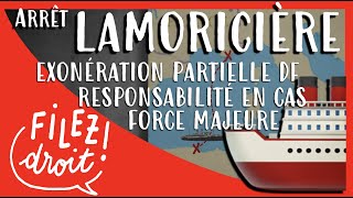 Arrêt du naufrage du Lamoricière Exo partielle de Resp et force majeure Cass 19 juin 1951 [upl. by Ettenan431]