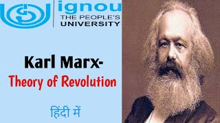 KARl MARX  Theory of Revolution  हिंदी में  Karl Marx Political thoughts in Hindi [upl. by Weaver]