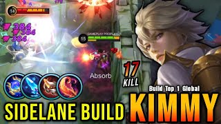 17 Kills Sidelane Kimmy Mage Build  Build Top 1 Global Kimmy  MLBB [upl. by Ormand]