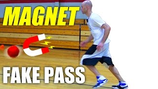 Magnet SICK Fake Pass Move STREETBALL Basketball Moves To Break Ankles [upl. by Annaegroeg]