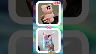 Choose your one beautiful LISA vs LENA comment me 👍👍shortvideo viralshort gift lisa lena [upl. by Anifesoj]