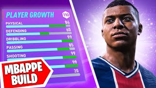 FIFA 21 Kylian Mbappe Pro Clubs Look Alike  Build Traits amp Skill Points  Insane Striker Build [upl. by Enrol]