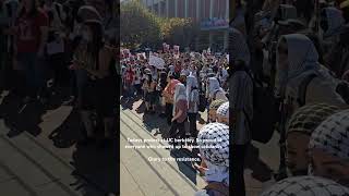 Oct 8 protest uc berkeley freepalestine ucberkeley berkeley palestine protest [upl. by Torrance]