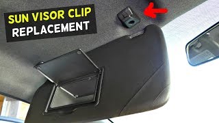 SUN VISOR CLIP REMOVAL REPLACEMENT [upl. by Drain]