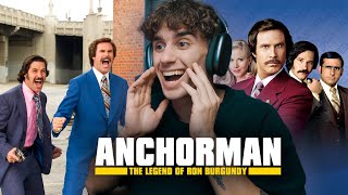 ANCHORMAN THE LEGEND OF RON BURGUNDY REACTION  First Time Watching [upl. by Hirza931]