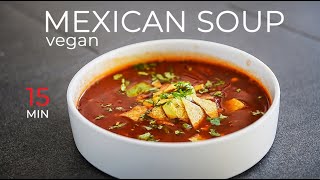 QUICK  EASY TEXMEX Mexican Style Soup Recipe [upl. by Nessej]