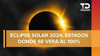 En qué estados de México se podrá ver el Eclipse Solar 2024 [upl. by Sabella876]