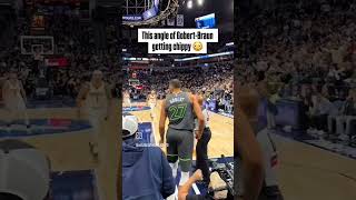 Rudy Gobert And Russell Westbrook Get Into It nba fighting nuggets [upl. by Nicola292]