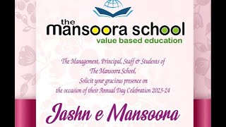 JASHNEMANSOORA  THE MANSOORA SCHOOL  NAMMA HASSAN TV [upl. by Ahsaeit]