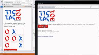 SignalR  NET4  Demo  MoveShape C and TicTacToe game [upl. by Xam]