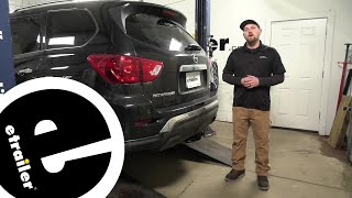 etrailer  DrawTite MaxFrame Trailer Hitch Installation  2019 Nissan Pathfinder [upl. by Eleonore962]