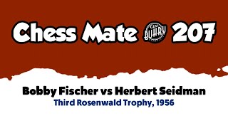 Bobby Fischer vs Herbert Seidmen • Third Rosenwald  Trophy 1956 [upl. by Osman]