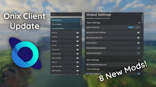 onix client just released 8 EXCLUSIVE mods [upl. by Nednyl]