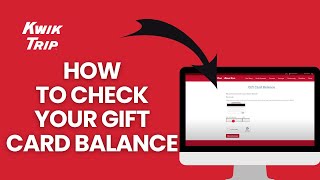 How to Check Your Gift Card Balance on Kwik Trip Monitor Your Gift Card on Kwik Trip on PC 2024 [upl. by Maclaine]