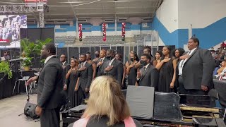 Joshua Campbell and WSSU Choir perform during fall commencement [upl. by Seroled]