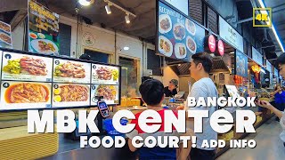 MBK CENTER  Food Court and add info Sovenirs shops SEP 2024 [upl. by Lorine582]