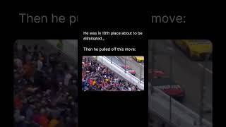 nascar driver Ross Chastain executed a remarkable wall ride maneuver racing trending car [upl. by Fai]