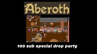 Aberoth  100 subs special drop party [upl. by Ley]