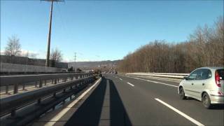 From Lausanne to Geneva Autobahn A1  Switzerland  122010  1080p HD [upl. by Folger]