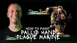 How to Paint A Pallid Hand Plague Marine [upl. by Ynnos]