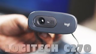 Logitech C270 HD Webcam Review [upl. by Aurelia884]