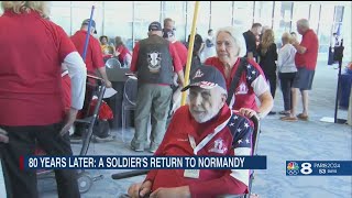 WWII Veterans return to Normandy for 80th anniversary of DDay [upl. by Kary455]