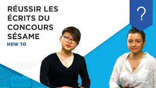 Les conseils de nos étudiants ambassadeurs pour les écrits du Concours Sésame  ESSEC How To [upl. by Nirek]