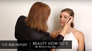 Reverse CatEye Makeup Tutorial With Rachel Goodwin  The Zoe Report by Rachel Zoe [upl. by Alexei]