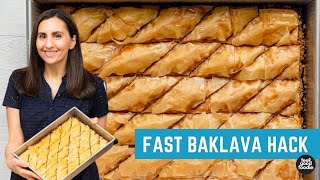 Lebanese Baklava  My Easy amp Fast Method [upl. by Yellah]