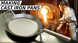 How Cast Iron Pans Are Made by Hand at Borough Furnace — Handmade [upl. by Nelle266]