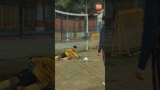 goalkeepertraining goalkeepersaves shorts ytshorts fastfootcrew youthleague footballshorts [upl. by Albrecht]