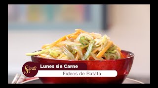 La cocina de Sarita  Fideos de batata [upl. by Leroj]