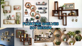 floating shelves 50 design virle [upl. by Anaoj]