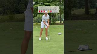 9 Holes of Golf Blindfolded Part 22 shorts golf [upl. by Ydnim]