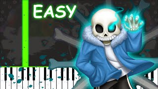 Sans  Undertale  Easy Piano [upl. by Ahtabat]