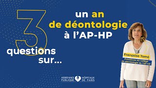 Un an de déontologie à l’APHP [upl. by Ylatfen]