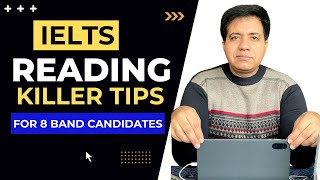 ACADEMIC IELTS READING KILLER TIPS FOR 8 BAND CANDIDATES BY ASAD YAQUB [upl. by Parsaye]