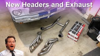 Installing New Headers and Exhaust [upl. by Yhpos]