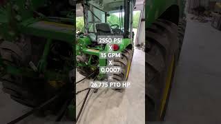 John Deere 3039R Power  Air Conditioner vs no Air Conditioner [upl. by Shama]