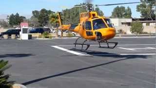 AS350 startup and takeoff Heli Expo 2013 [upl. by Ecneralc790]