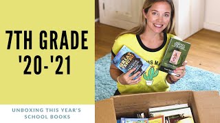 Unboxing 7th grade core H Sonlight books [upl. by Teuton]